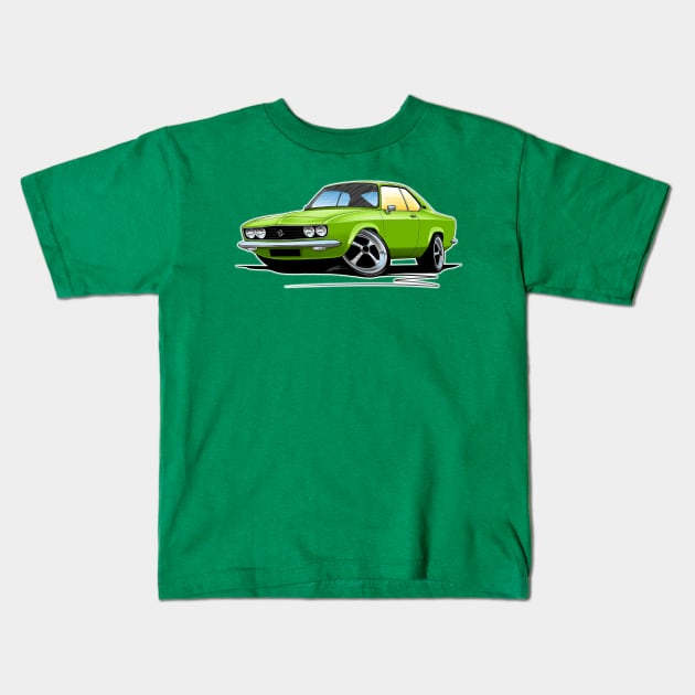 Opel Manta A Green Kids T-Shirt by y30man5